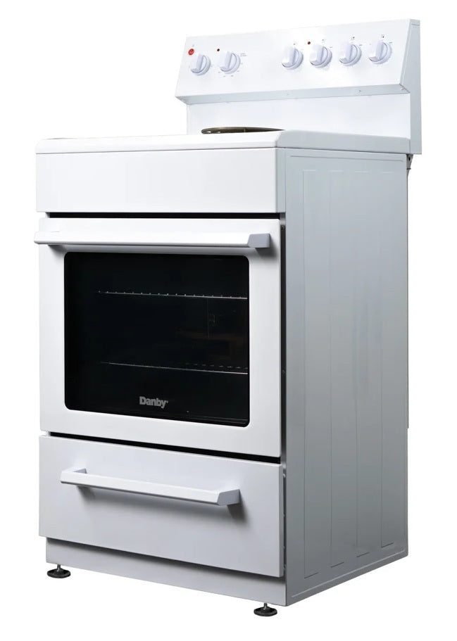 Danby - 2.5 cu. ft Electric Range in White - DER240B1WC
