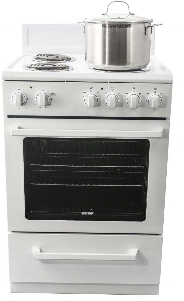 Danby - 2.5 cu. ft Electric Range in White - DERM240WC