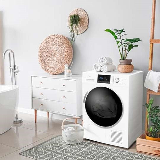 Midea - 3.1 cu. Ft All-in-one Washer Dryer Combo in White - MLC31N5AWW