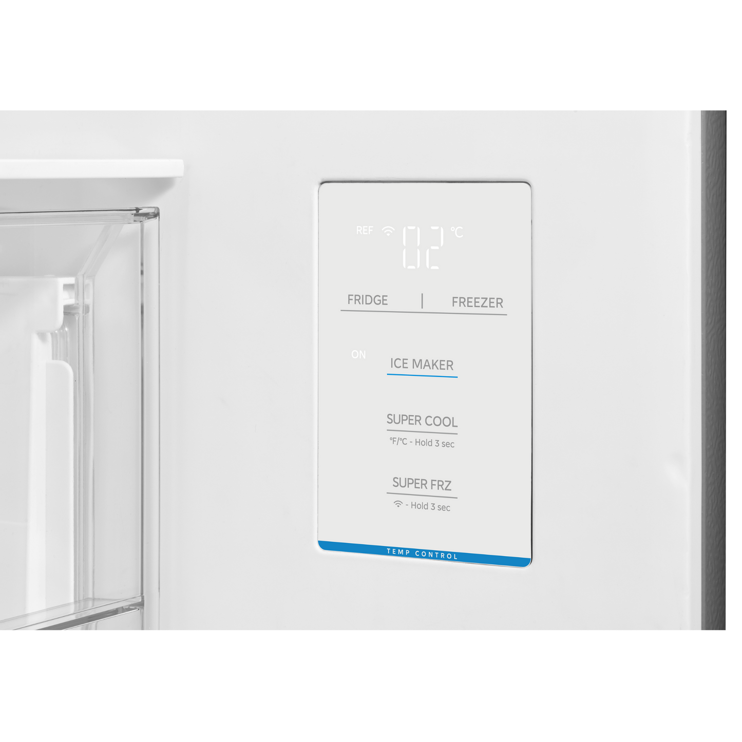 Midea - 33 Inch 22.6 cu. ft French Door Refrigerator in Stainless - MRF23I7AST