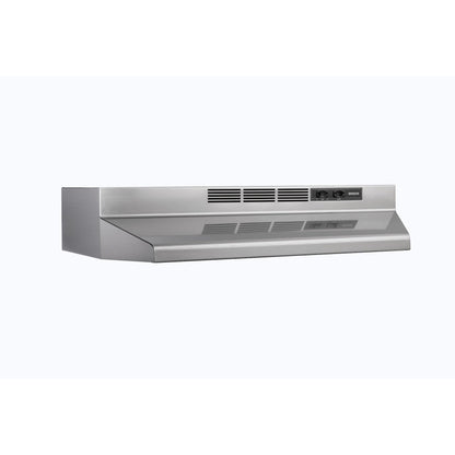 Broan - 24 Inch 160 CFM Under Cabinet Range Vent in Stainless - BU224SF