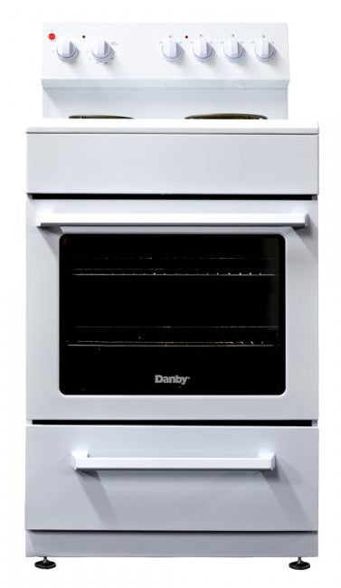 Danby - 2.5 cu. ft  Electric Range in White - DER240B1WC