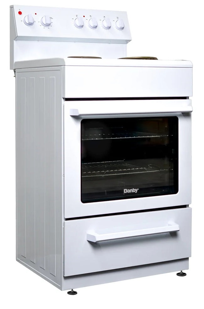 Danby - 2.5 cu. ft  Electric Range in White - DER240B1WC