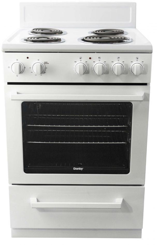 Danby - 2.5 cu. ft  Electric Range in White - DERM240WC