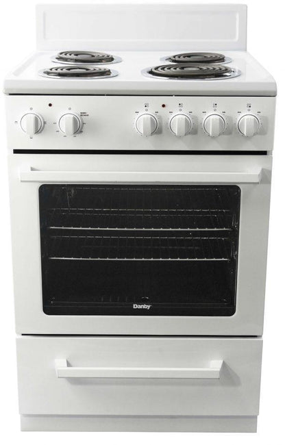 Danby - 2.5 cu. ft  Electric Range in White - DERM240WC