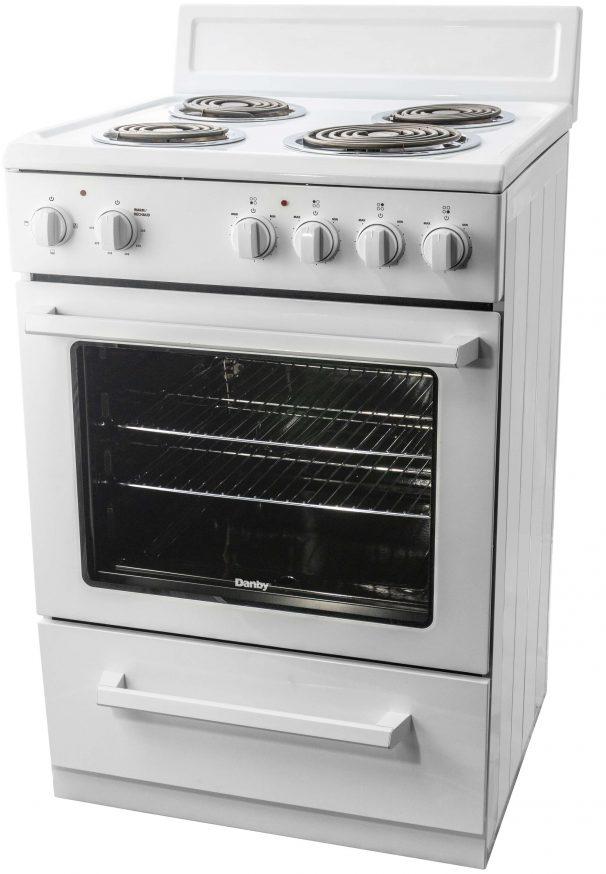 Danby - 2.5 cu. ft  Electric Range in White - DERM240WC