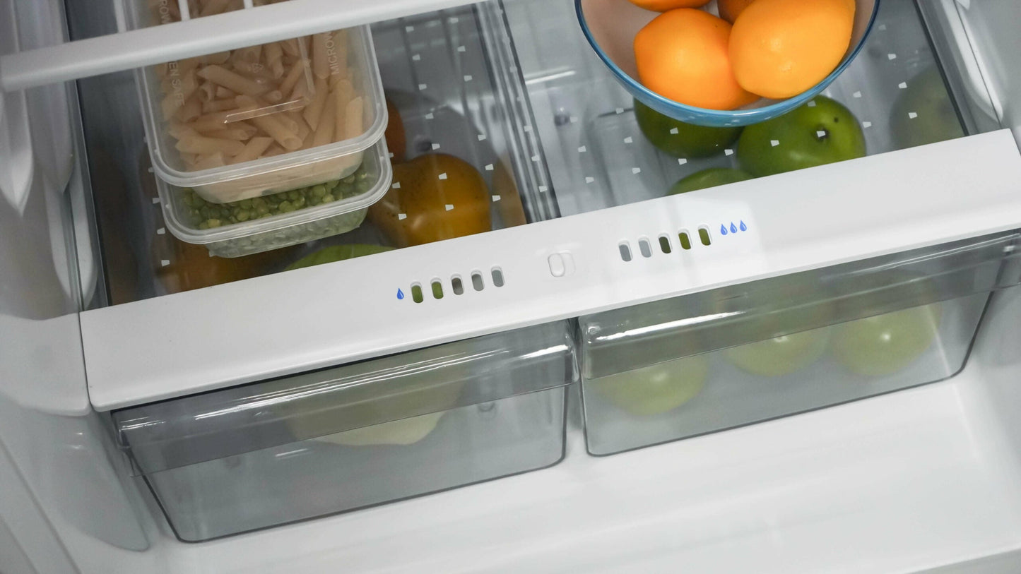 Danby - 24 Inch 11.6 cu. ft Top Mount Refrigerator in White - DFF116B2WDBR