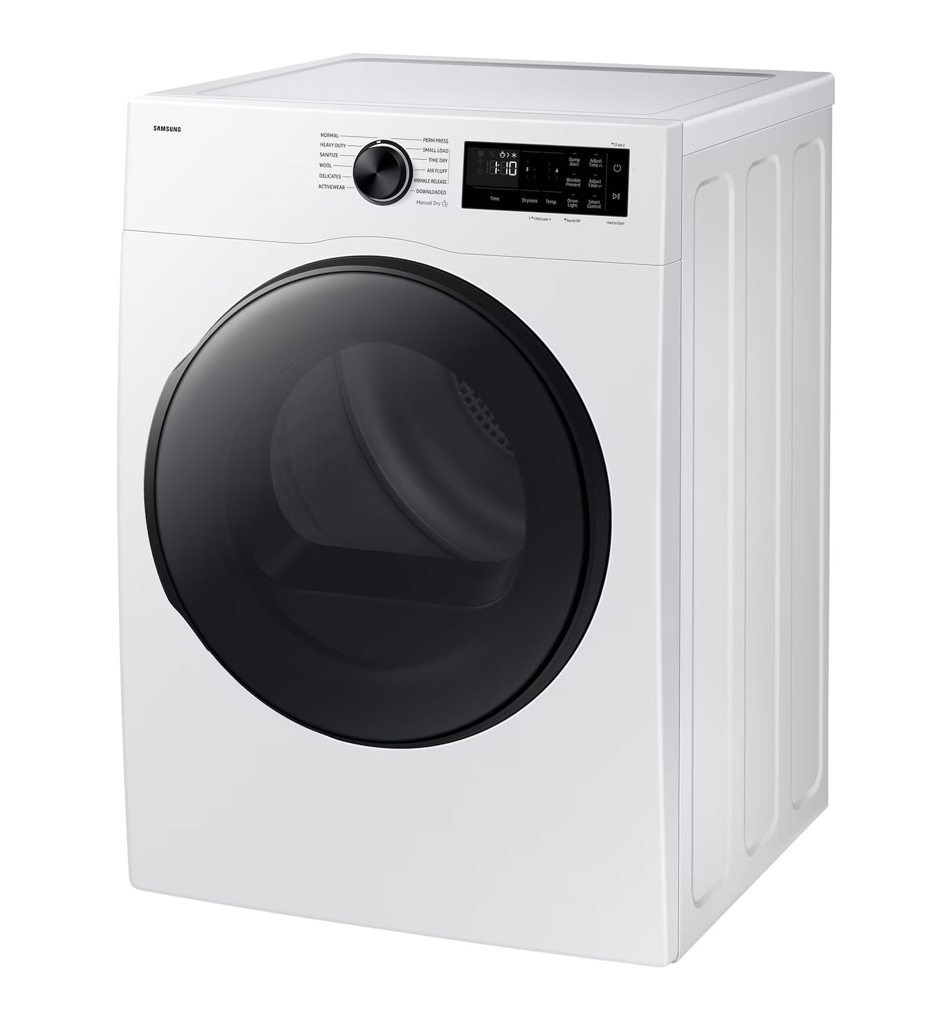 Samsung - 4 cu. Ft  Vented Electric Dryer in White - DV25FG50B0BEAC