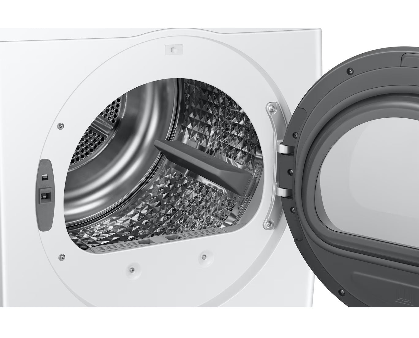 Samsung - 4 cu. Ft  Compact Dryer in White - DV25FG50BVBEAC