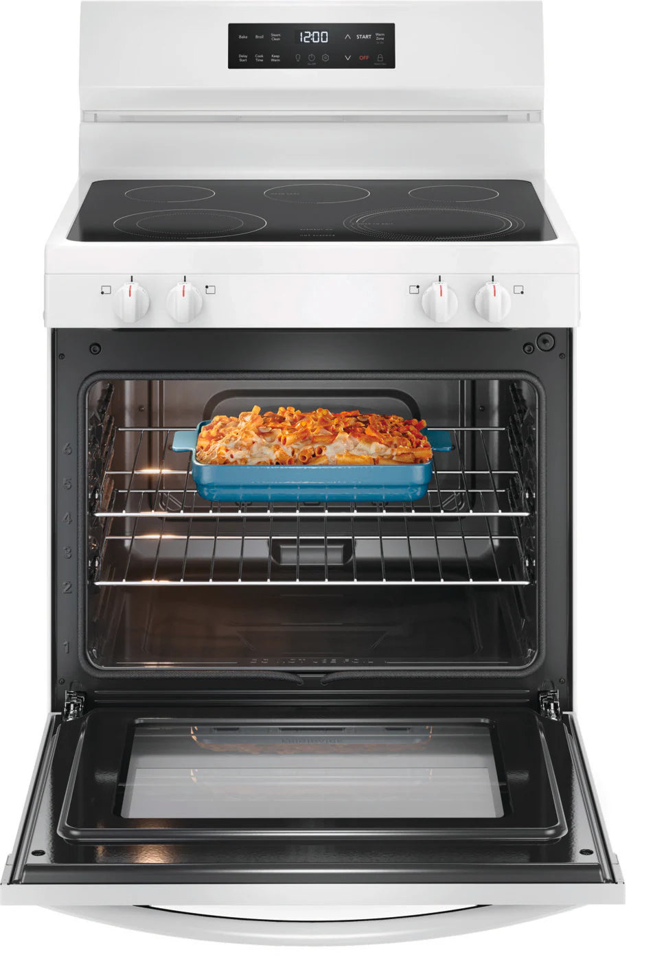 Frigidaire - 5.3 cu. ft  Electric Range in White - FCRE306CAW