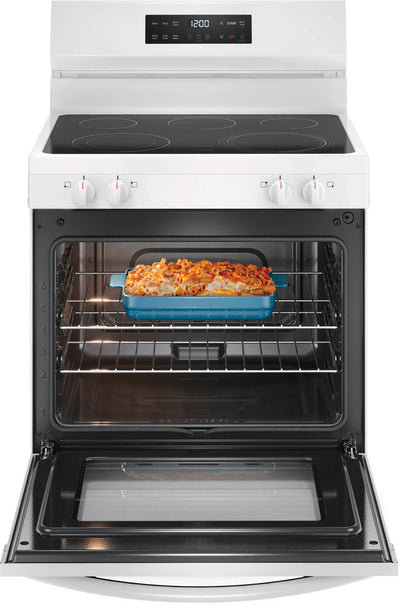 Frigidaire - 5.3 cu. ft  Electric Range in White - FCRE306CAW