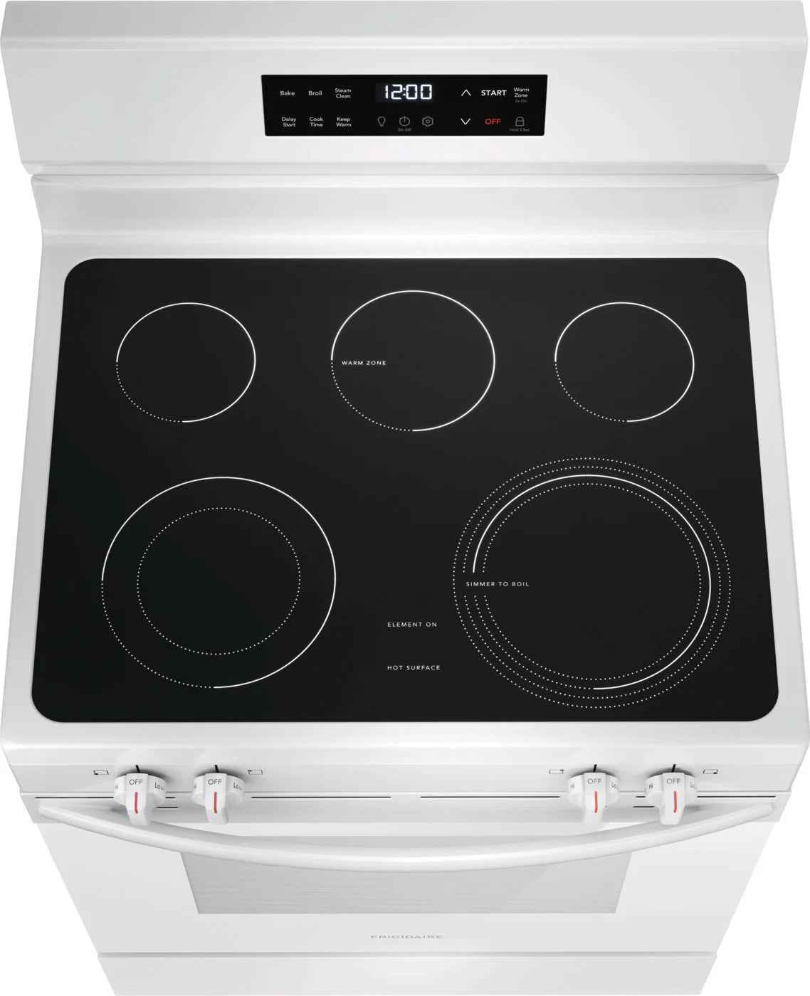 Frigidaire - 5.3 cu. ft  Electric Range in White - FCRE306CAW