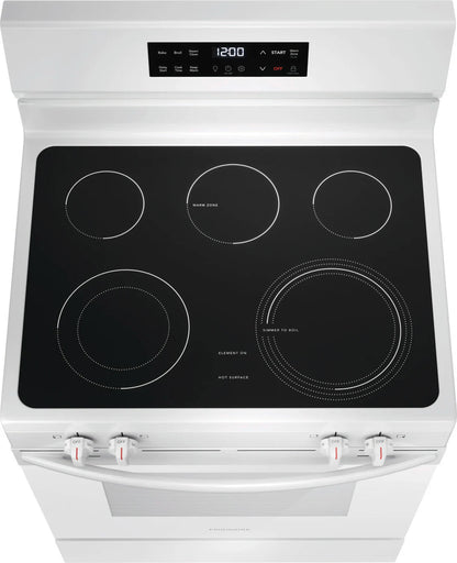 Frigidaire - 5.3 cu. ft  Electric Range in White - FCRE306CAW