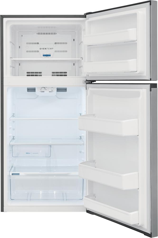 Frigidaire - 28 Inch 13.9 cu. ft Top Mount Refrigerator in Stainless - FFHT1425VV
