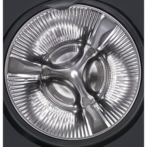 GE - 2.8 cu. Ft  Front Load Washer in White - GFW148SSMWW