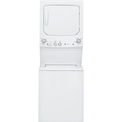 GE - 4.4 cu. Ft. Washer and 5.9 cu. Ft. Dryer Unitized Spacemaker Laundry Stacker - GUD27ESMMWW