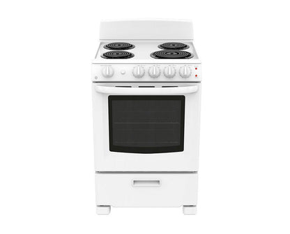 GE - 2.9 cu. ft  Electric Range in White - JCAS300DMWW