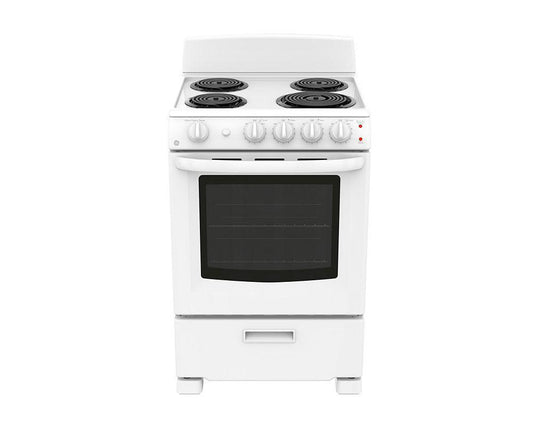 GE - 2.9 cu. ft  Electric Range in White - JCAS300DMWW
