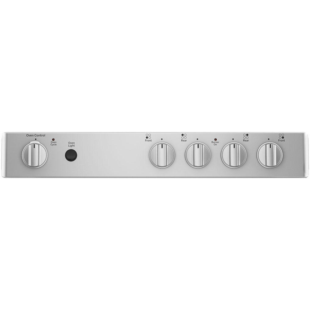 GE - 2.9 cu. ft  Electric Range in Stainless - JCAS640RMSS