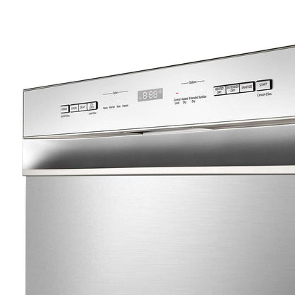 Midea - 52 dBA Built In Dishwasher in Stainless - MDF24P2BST