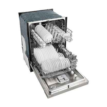 Midea - 52 dBA Built In Dishwasher in Stainless - MDF24P2BST