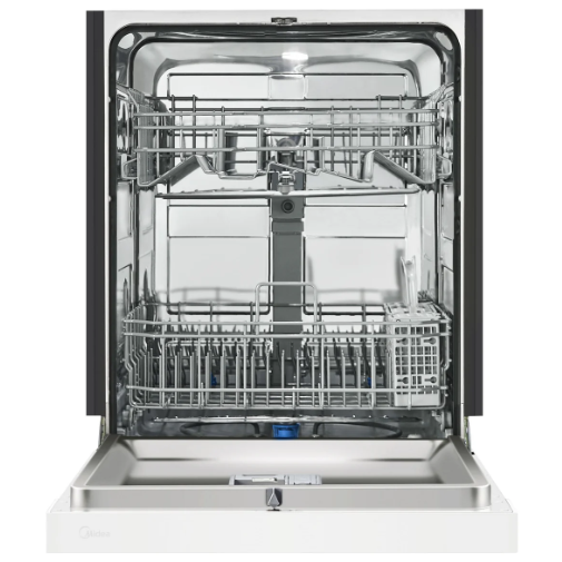 Midea - 52 dBA Built In Dishwasher in White - MDF24P2BWW