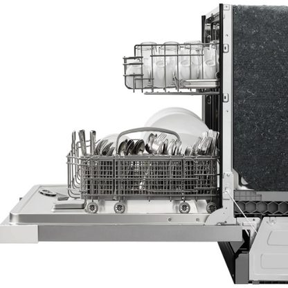 Midea - 52 dBA Built In Dishwasher in White - MDF24P2BWW