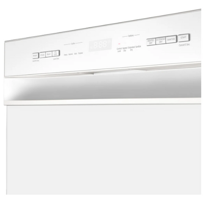Midea - 52 dBA Built In Dishwasher in White - MDF24P2BWW