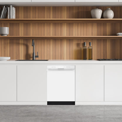 Midea - 52 dBA Built In Dishwasher in White - MDF24P2BWW