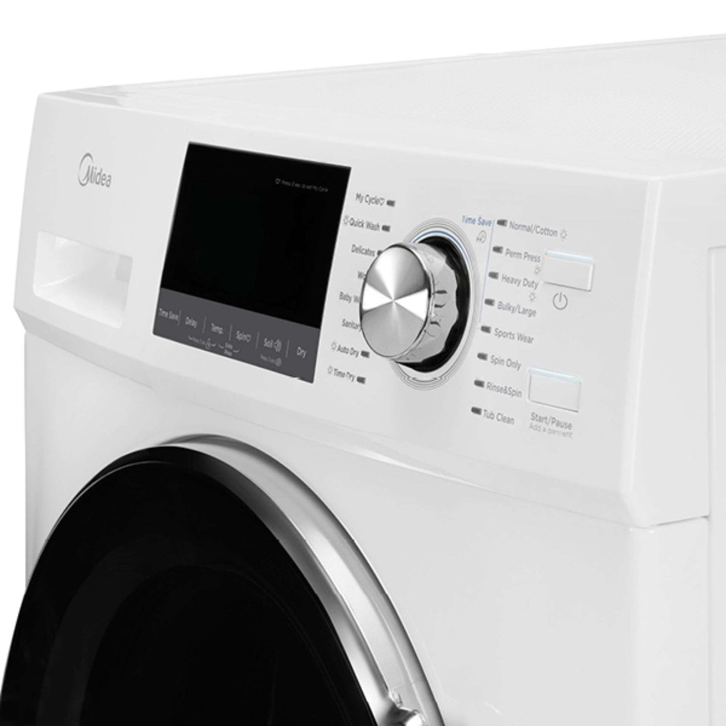 Midea -  3.1 cu. Ft All-in-one Washer Dryer Combo in White - MLC31N5AWW