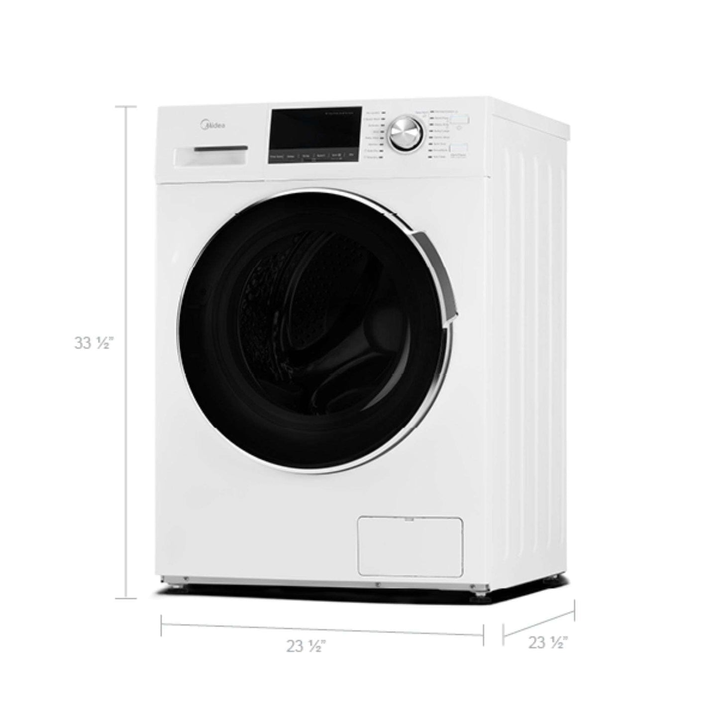Midea -  3.1 cu. Ft All-in-one Washer Dryer Combo in White - MLC31N5AWW