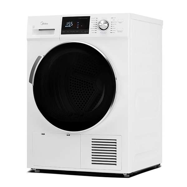 MIDEA - 4.4 cu. Ft  Heat Pump Dryer in White - MLE27N5AWWC