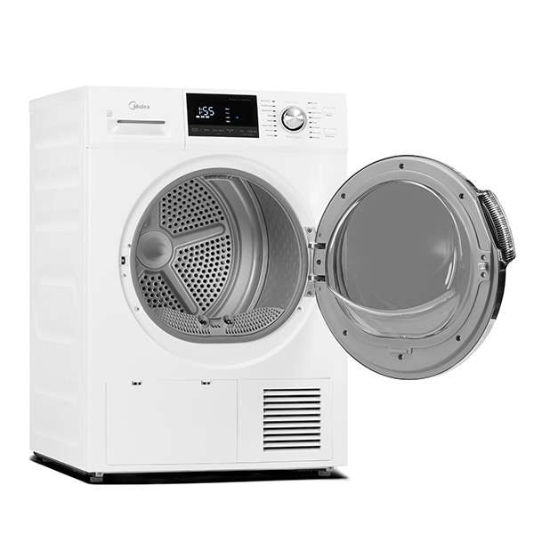 MIDEA - 4.4 cu. Ft  Heat Pump Dryer in White - MLE27N5AWWC