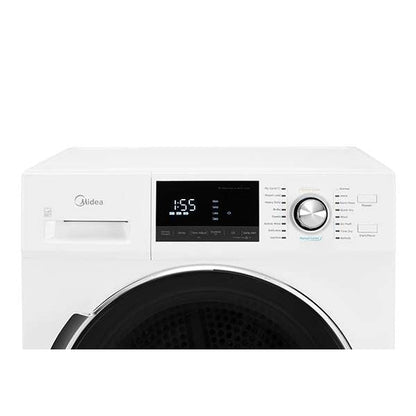 MIDEA - 4.4 cu. Ft  Heat Pump Dryer in White - MLE27N5AWWC
