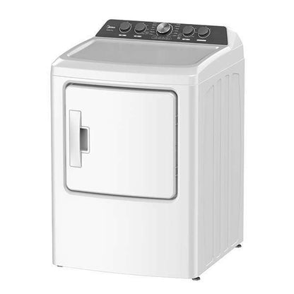 Midea - 6.7 cu. Ft  Top Load Electric Dryer in White - MLE47C4AWW