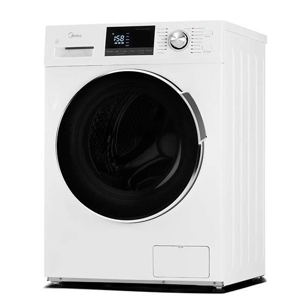 Midea - 3.1 cu. Ft  Front Load Washer in White - MLH27N5AWWC