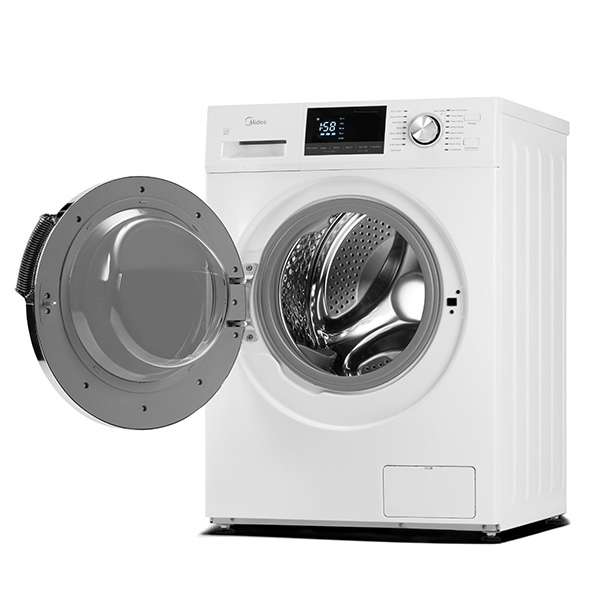 Midea - 3.1 cu. Ft  Front Load Washer in White - MLH27N5AWWC