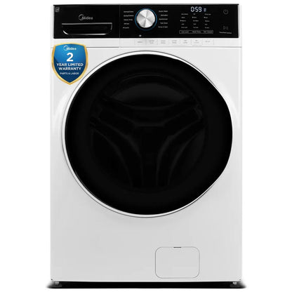 Midea - 5.2 cu. Ft  Front Load Washer in White - MLH52N4AWW