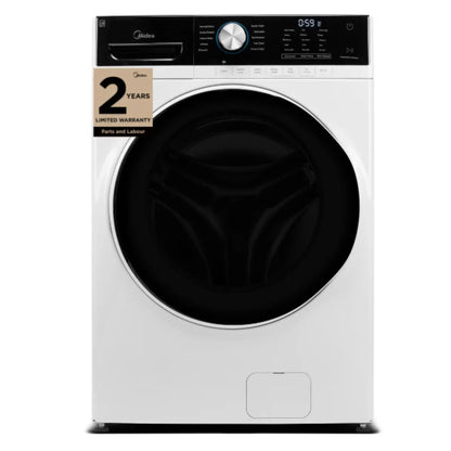 Midea - 5.2 cu. Ft  Front Load Washer in White - MLH52N4AWW