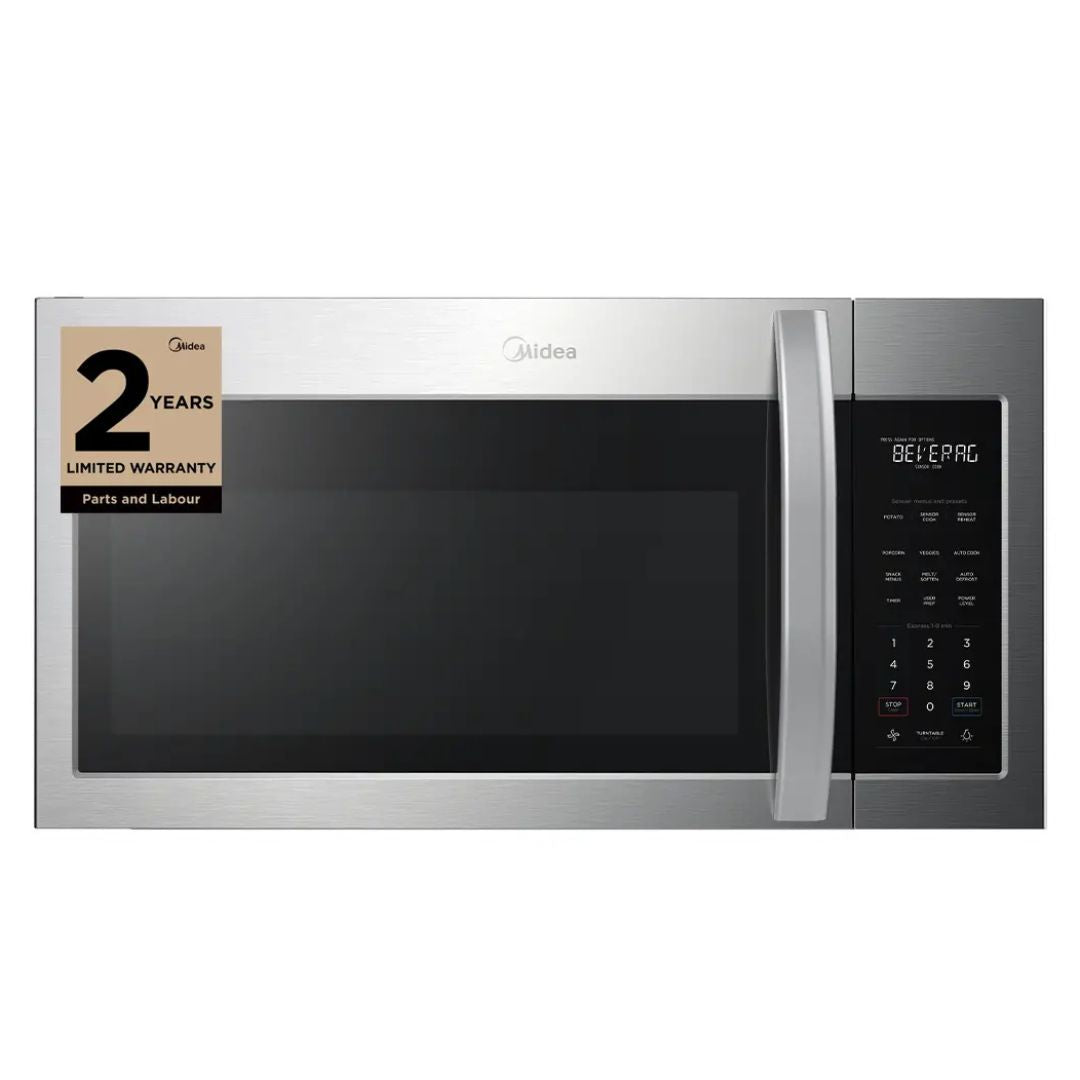 Midea - 1.7 cu. Ft  Over the range Microwave in Stainless - MMO17S12ASTC