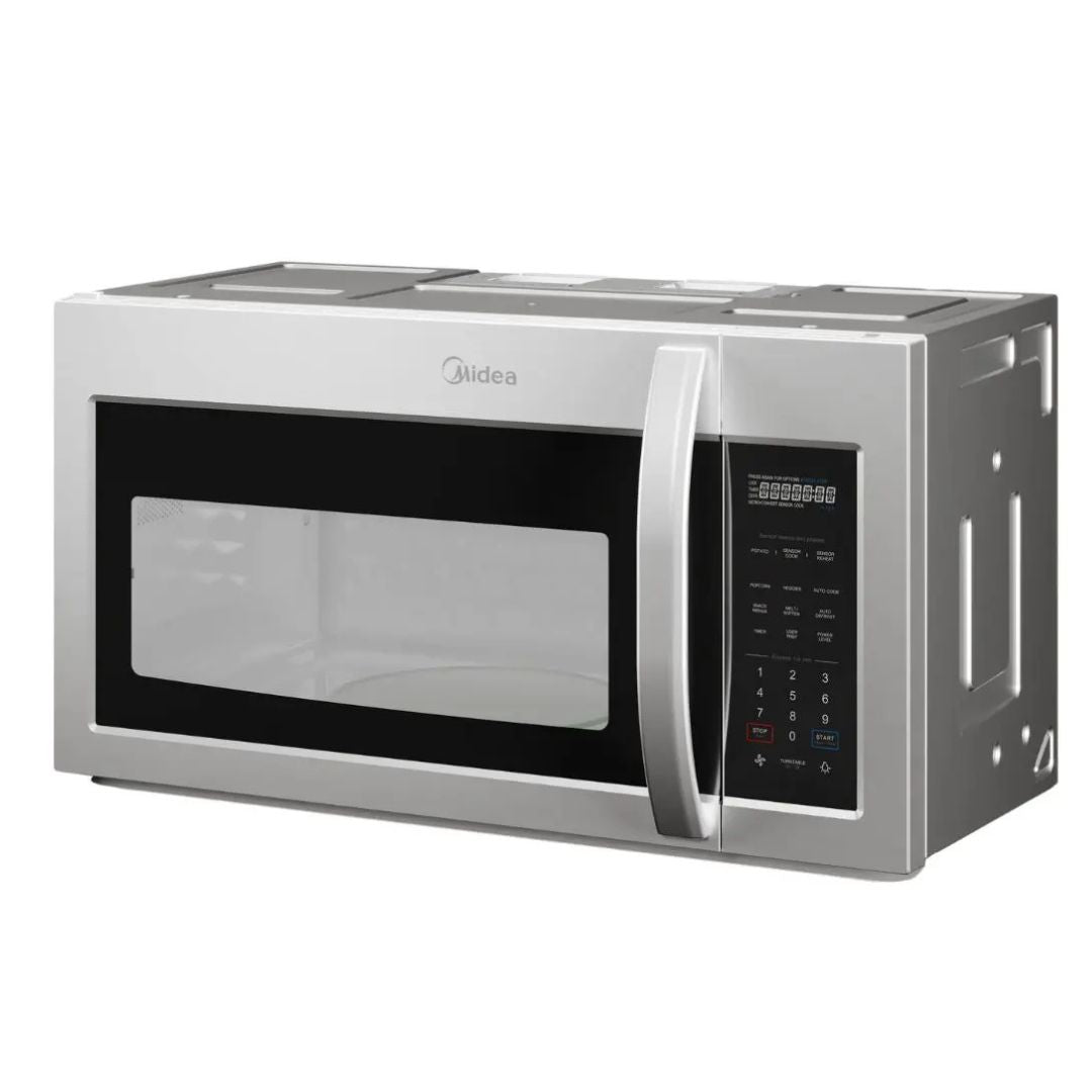 Midea - 1.7 cu. Ft  Over the range Microwave in Stainless - MMO17S12ASTC