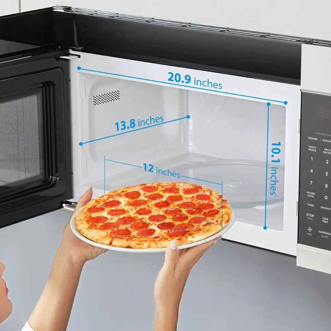 Midea - 1.7 cu. Ft  Over the range Microwave in Stainless - MMO17S12ASTC