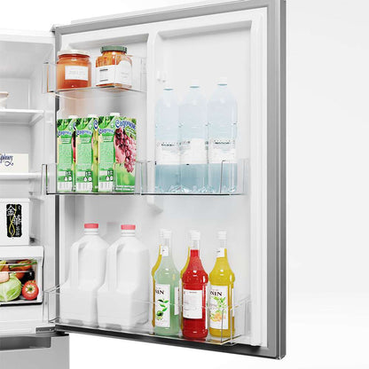 Midea - 30 Inch 18.7 cu. ft Bottom Mount Refrigerator in Stainless - MRB19B7AST