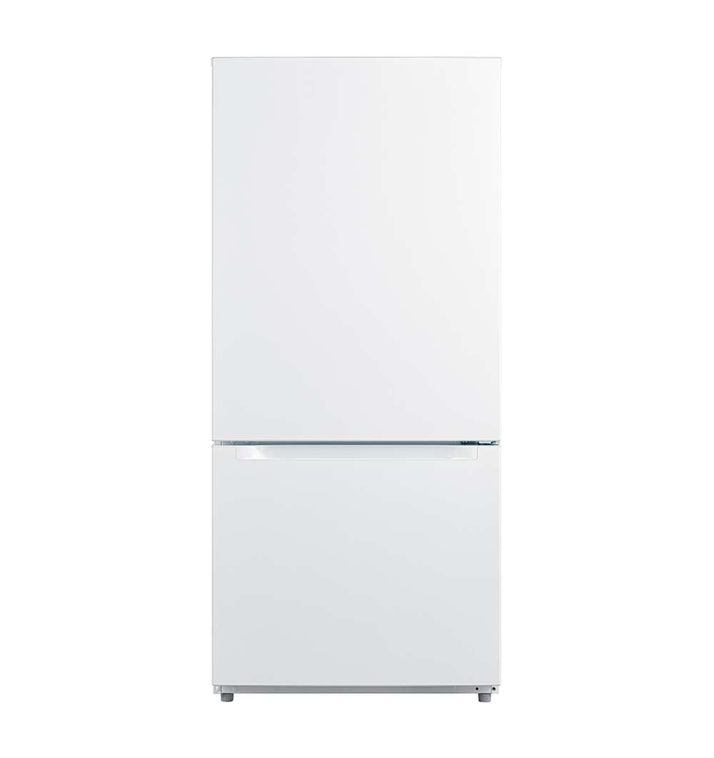 Midea - 29 Inch 18.7 cu. ft Bottom Mount Refrigerator in White - MRB19B7AWW