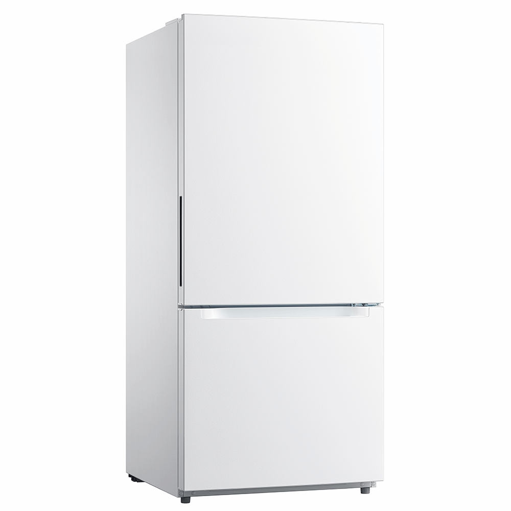 Midea - 29 Inch 18.7 cu. ft Bottom Mount Refrigerator in White - MRB19B7AWW