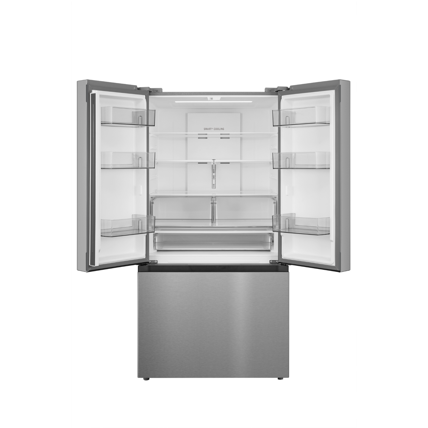 Midea - 33 Inch 22.6 cu. ft French Door Refrigerator in Stainless - MRF23I7AST