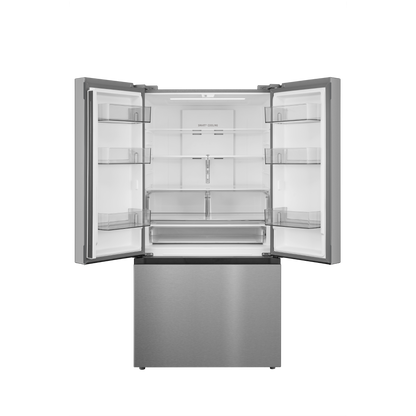 Midea - 33 Inch 22.6 cu. ft French Door Refrigerator in Stainless - MRF23I7AST