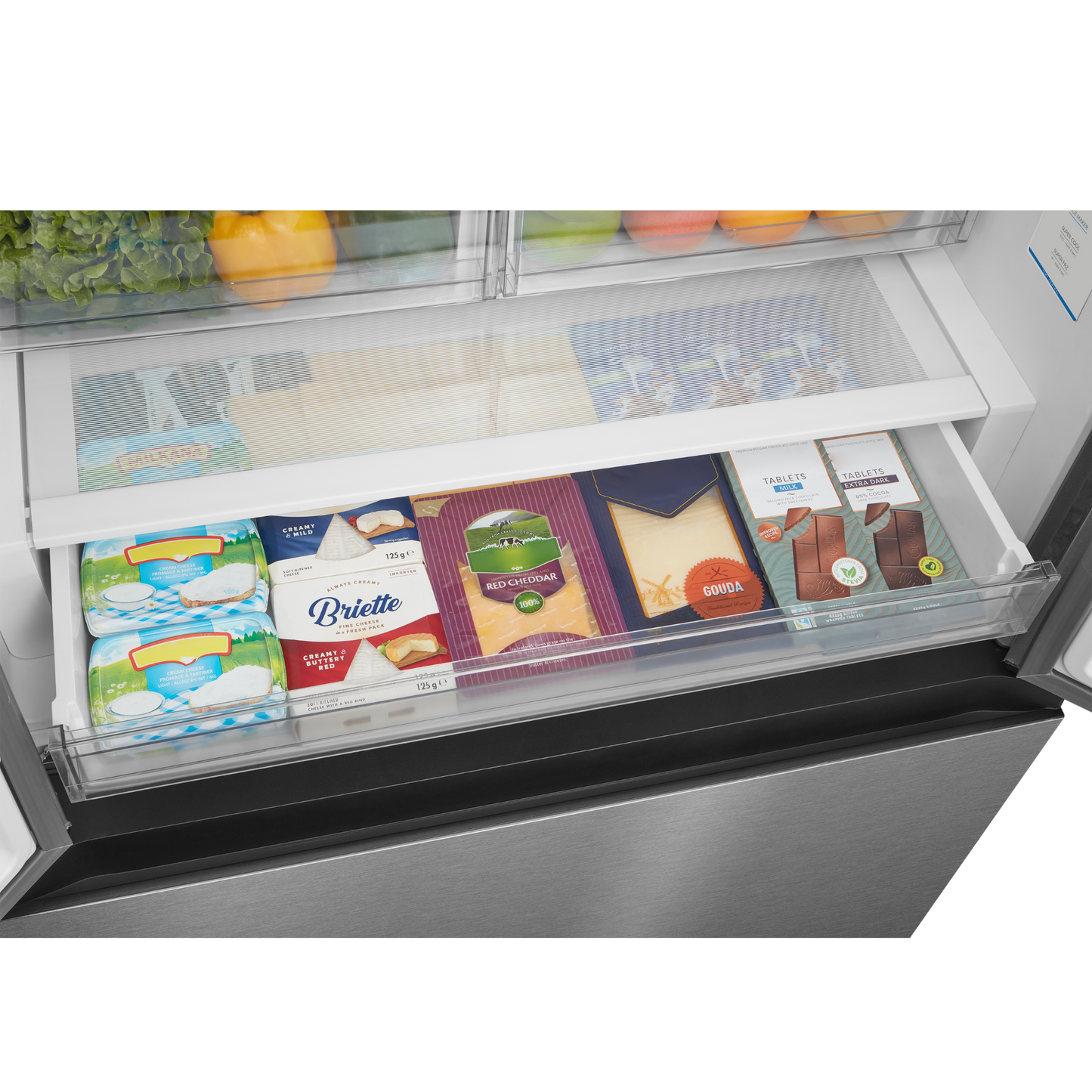 Midea - 33 Inch 22.6 cu. ft French Door Refrigerator in Stainless - MRF23I7AST