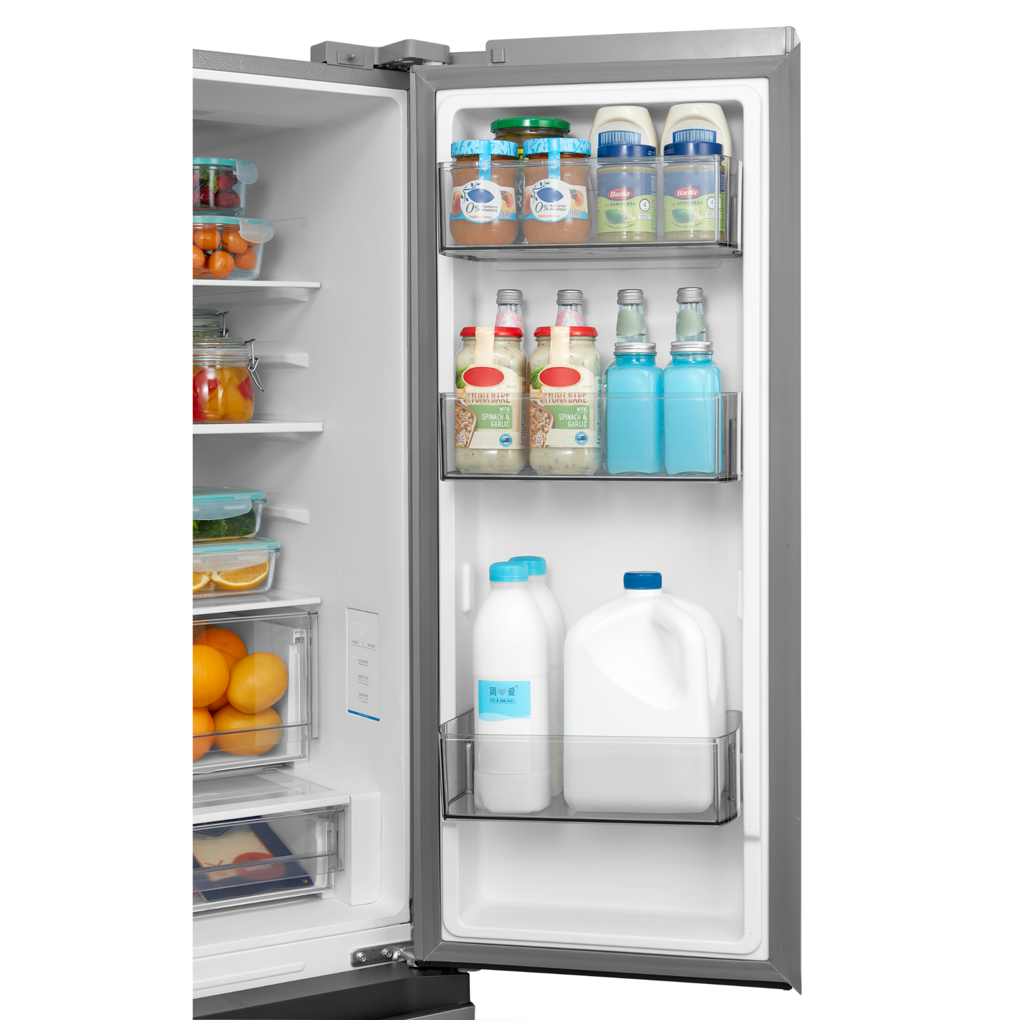 Midea - 33 Inch 22.6 cu. ft French Door Refrigerator in Stainless - MRF23I7AST