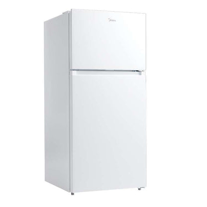 Midea - 28 Inch 14.2 cu. ft Top Mount Refrigerator in White - MRT14D2BWW